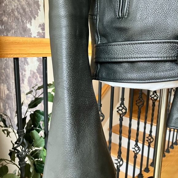 Free People Understated Leather bell sleeve leather jacket - Picture 6 of 10